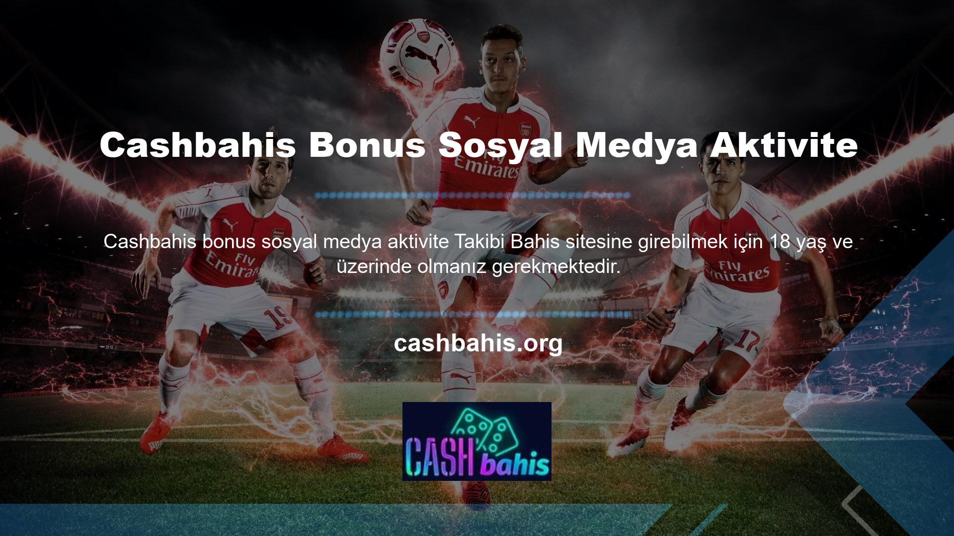 Site ayrıca sosyal medya üzerinden özel bonus etkinliklerini de duyuracaktır