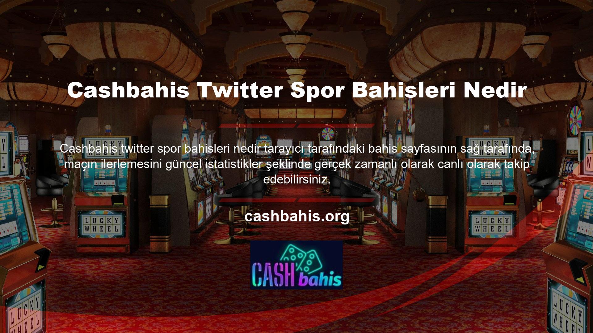 Cashbahis Twitter sayfası platformda canlı video yayınlayan operatörler arasında yer almıyor