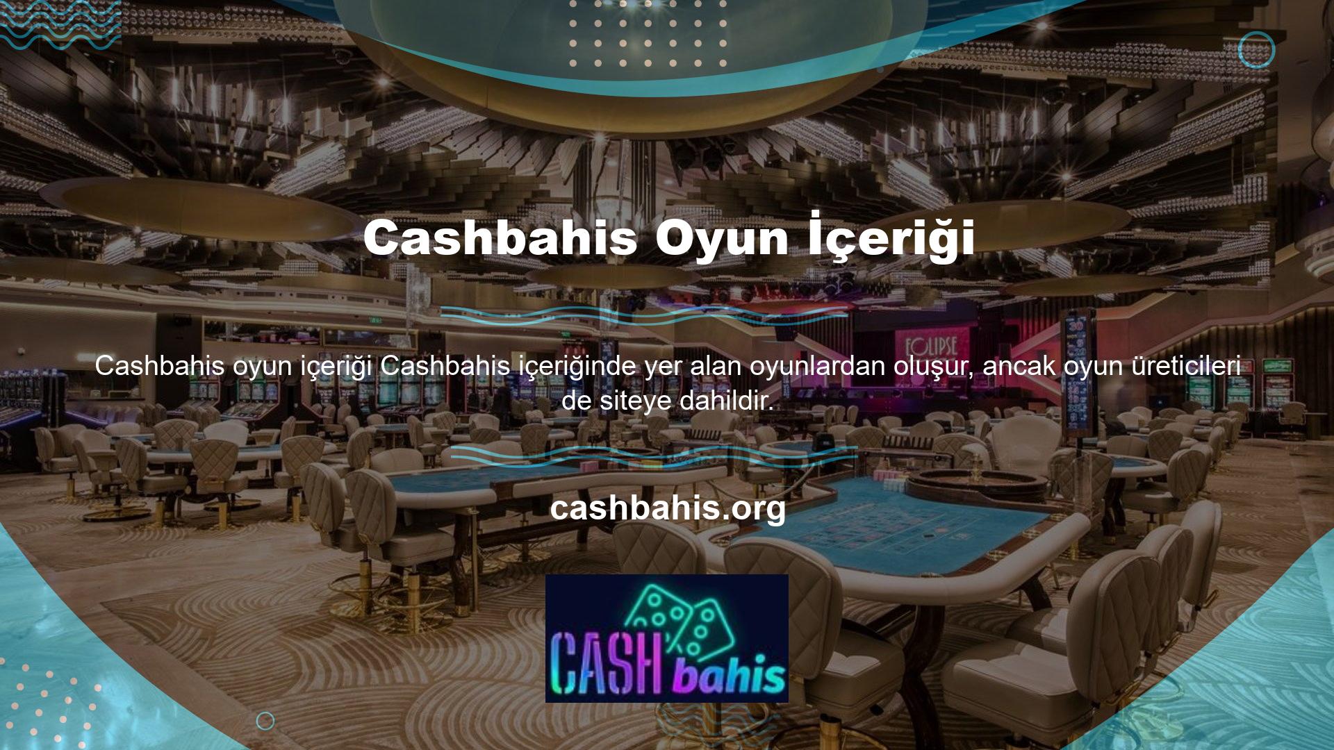 Cashbahis slot oyunları arasındaki farklara